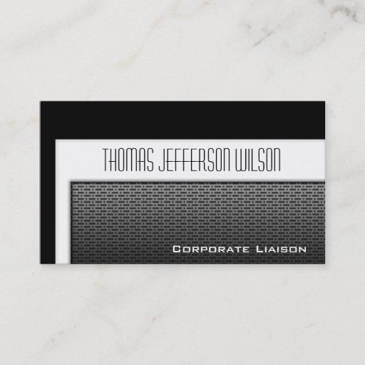 Customizable Ultra Modern Steel Professional Business Cards