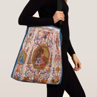 ultra opulent 17th century Baroque print Crossbody Bag