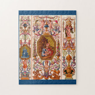 ultra opulent 17th century Baroque print Jigsaw Puzzle