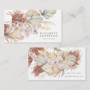 Ultra Premium Pampas Interior Designer Eggshell Business Card