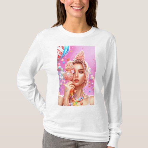 Ultra_Realistic Candyland Hot Girl T_Shirt
