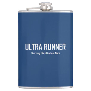 Ultra Runner, Warning May Contain Nuts Flask