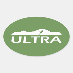 Ultra Running Oval Sticker