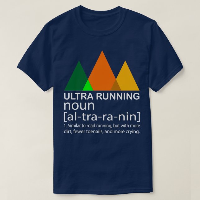 Ultra running running gift T-Shirt (Design Front)