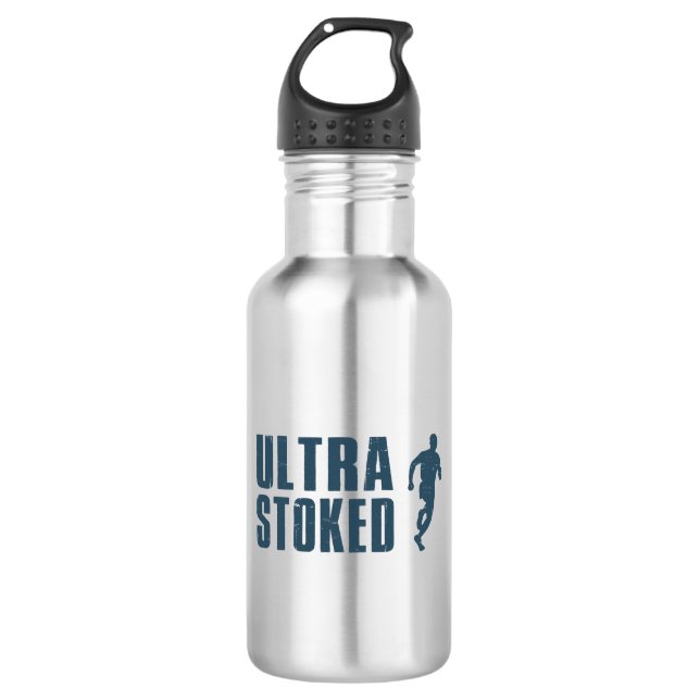 Ultra Stoked Stainless Steel Water Bottle (Front)