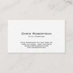 Ultra-Thick Black White Charming Business Card