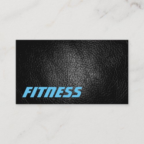 Ultra_Thick Leather Effect Fitness Business Card