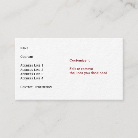 Ultra-thick Premium Paper Business Card