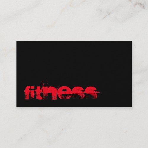 Ultra_Thick Trendy Fitness Sport Business Card