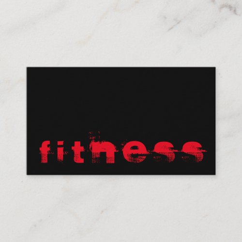 Ultra_Thick Trendy Fitness Sport Business Card