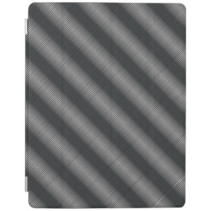 Ultra Thin Black & White Gradation Lines iPad Smart Cover