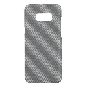 Ultra Thin Black & White Gradation Lines Uncommon Samsung Galaxy S8+ Case