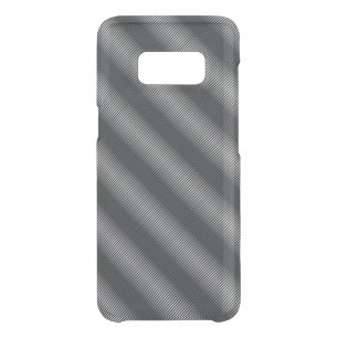 Ultra Thin Black & White Gradation Lines Uncommon Samsung Galaxy S8 Case