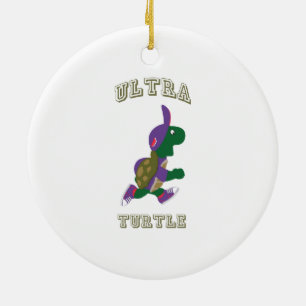 Ultra turtle ceramic ornament