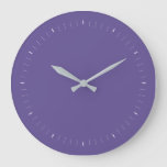 Ultra Violet 2018 Large Clock at Zazzle