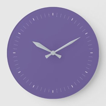 Ultra Violet 2018 Large Clock by univercitizen at Zazzle