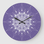 Ultra Violet 2018 Large Clock at Zazzle