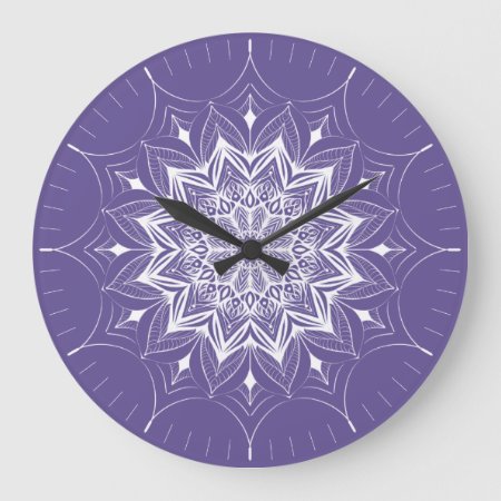 Ultra Violet 2018 Large Clock