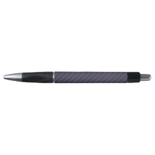 Ultra violet and charcoal five stripe pattern pen