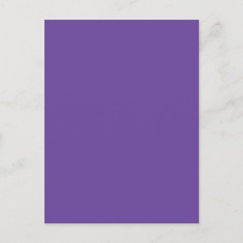 Ultra Violet Background Unique Fashion Color Trend Postcard
