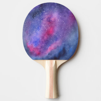 Ultra violet galaxy Ping Pong Paddle