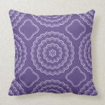 Ultra Violet Mandala Pattern Print Pillow