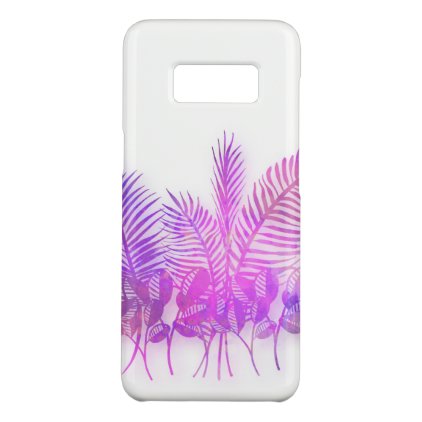 Ultra violet, modern,purple,floral,water color, ch Case-Mate samsung galaxy s8 case