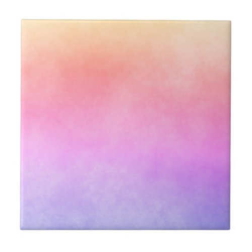 Ultra violet peach purple and yellow gradient tile