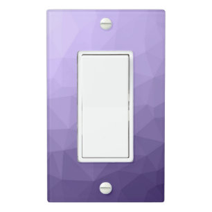 Ultra violet purple geometric mesh pattern light switch cover
