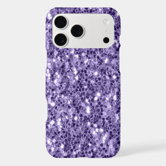 Ultra violet purple glitter sparkles iPhone 17 pro max case