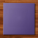 Ultra Violet Purple Solid Ceramic Tile<br><div class="desc">Ultra Violet Purple Solid</div>