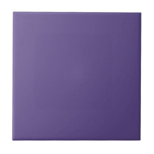 Ultra Violet Purple Solid Color Ceramic Tile