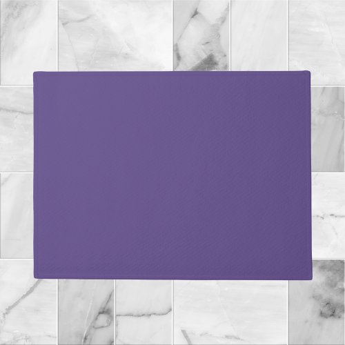 Ultra Violet Purple Solid Color Doormat