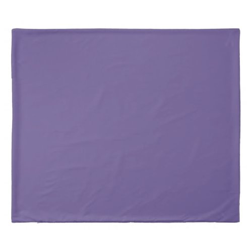 Ultra Violet Purple Solid Color Duvet Cover