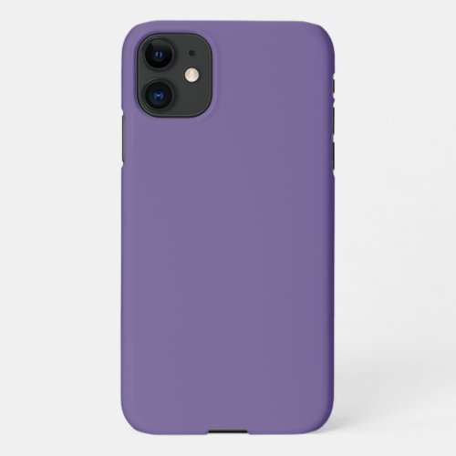 Ultra Violet Purple Solid Color iPhone 11 Case