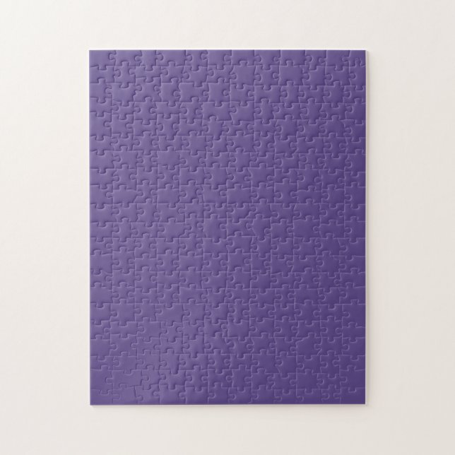 Ultra Violet Purple Solid Color Jigsaw Puzzle (Vertical)