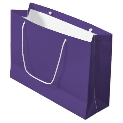 Ultra Violet Purple Solid Color Large Gift Bag