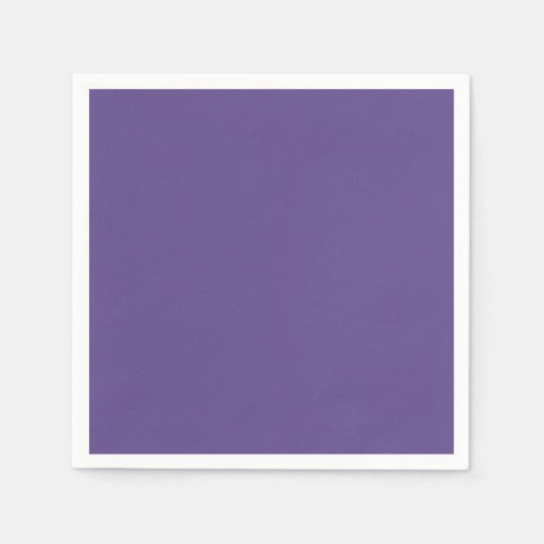 Ultra Violet Purple Solid Color Napkins