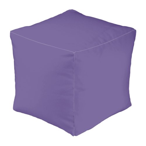 Ultra Violet Purple Solid Color Pouf
