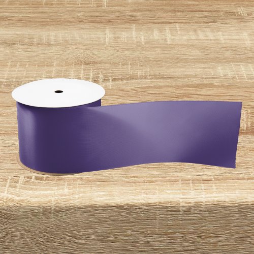 Ultra Violet Purple Solid Color Satin Ribbon