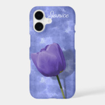 Ultra Violet Tulip iPhone X Case