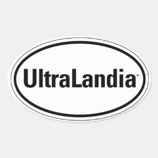 UltraLandia Oval Sticker