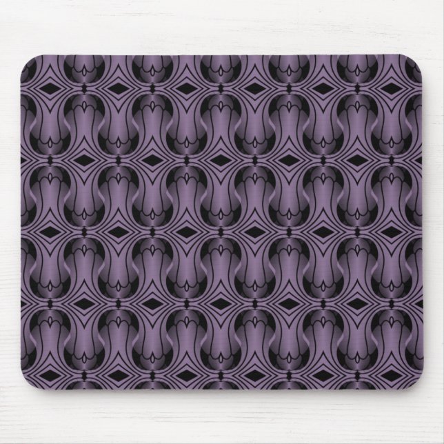 Ultramod Art Deco Mousepad, Purple Mouse Pad (Front)