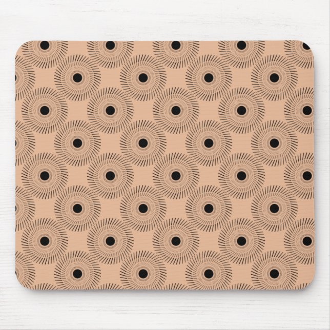 Ultramodern Charm Mousepad, Peach Mouse Pad (Front)