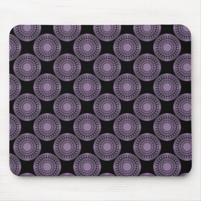 Ultramodern Perfection Mousepad, Purple Mouse Pad (Front)
