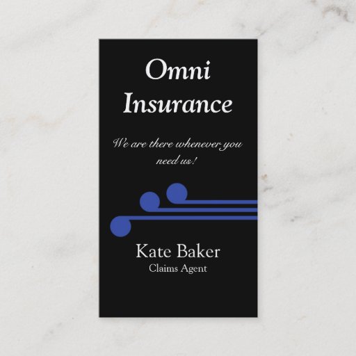 Customizable Ultramodern Professional Business Card, Royal Blue