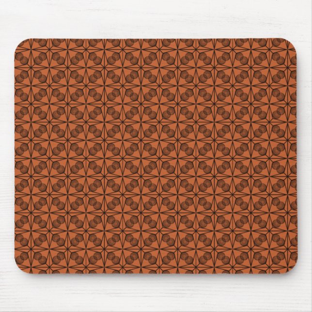 Ultramodern Retro Mousepad, Copper Mouse Pad (Front)