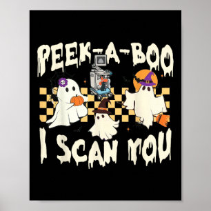 Ultrasound Cute Ghost Halloween Spooky Season Poster