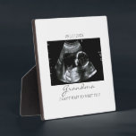 Ultrasound Gifts for Grandma Sonogram Baby Photo Plaque<br><div class="desc">Perfect gift idea with ultrasound picture. This is the cutest way to display your little bundle of joy for the first time. Perfect gift for new parents and baby showers.</div>