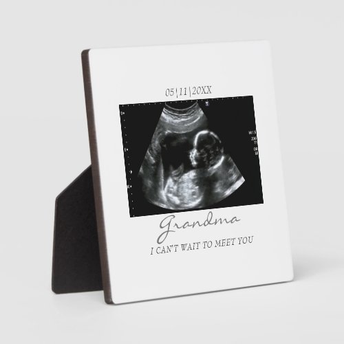 Ultrasound Gifts for Grandma Sonogram Baby Photo Plaque